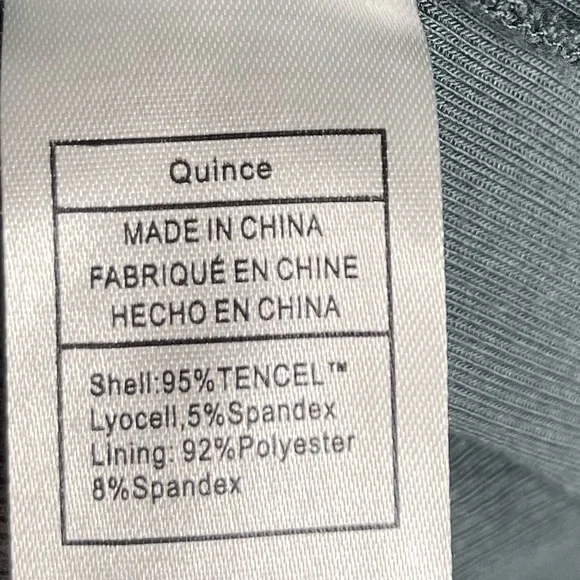 Quince Tencel Rib Knit Dark Olive Tank Midi Dress size medium - Picture 6 of 7